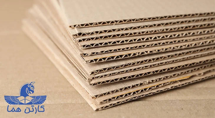 3-layer cardboard کارتن سه لایه