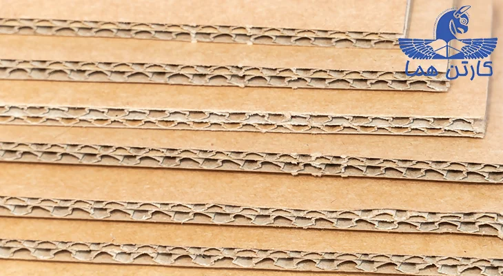 5-layer cardboard کارتن پنج لایه