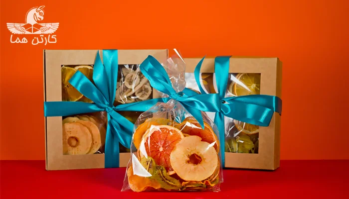 جعبه بسته بندی میوه خشک