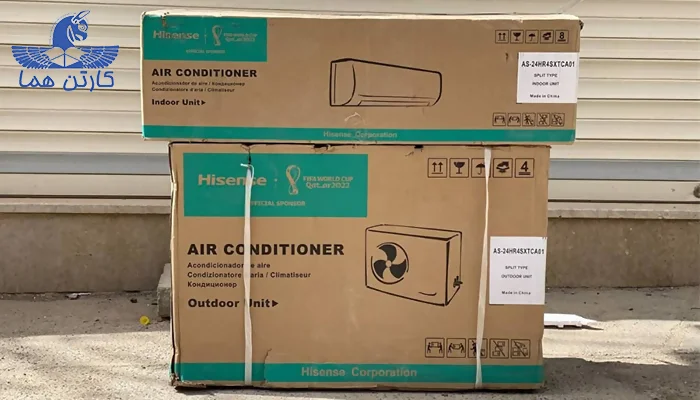 تولید کارتن لمینتی کولر گازی و اسپیلت